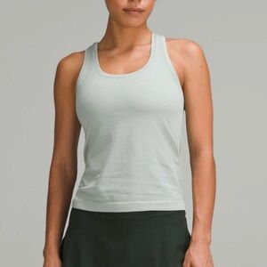 Lululemon Swiftly Tech Racerback Tank Top 2.0 Waist Length Jade Grey